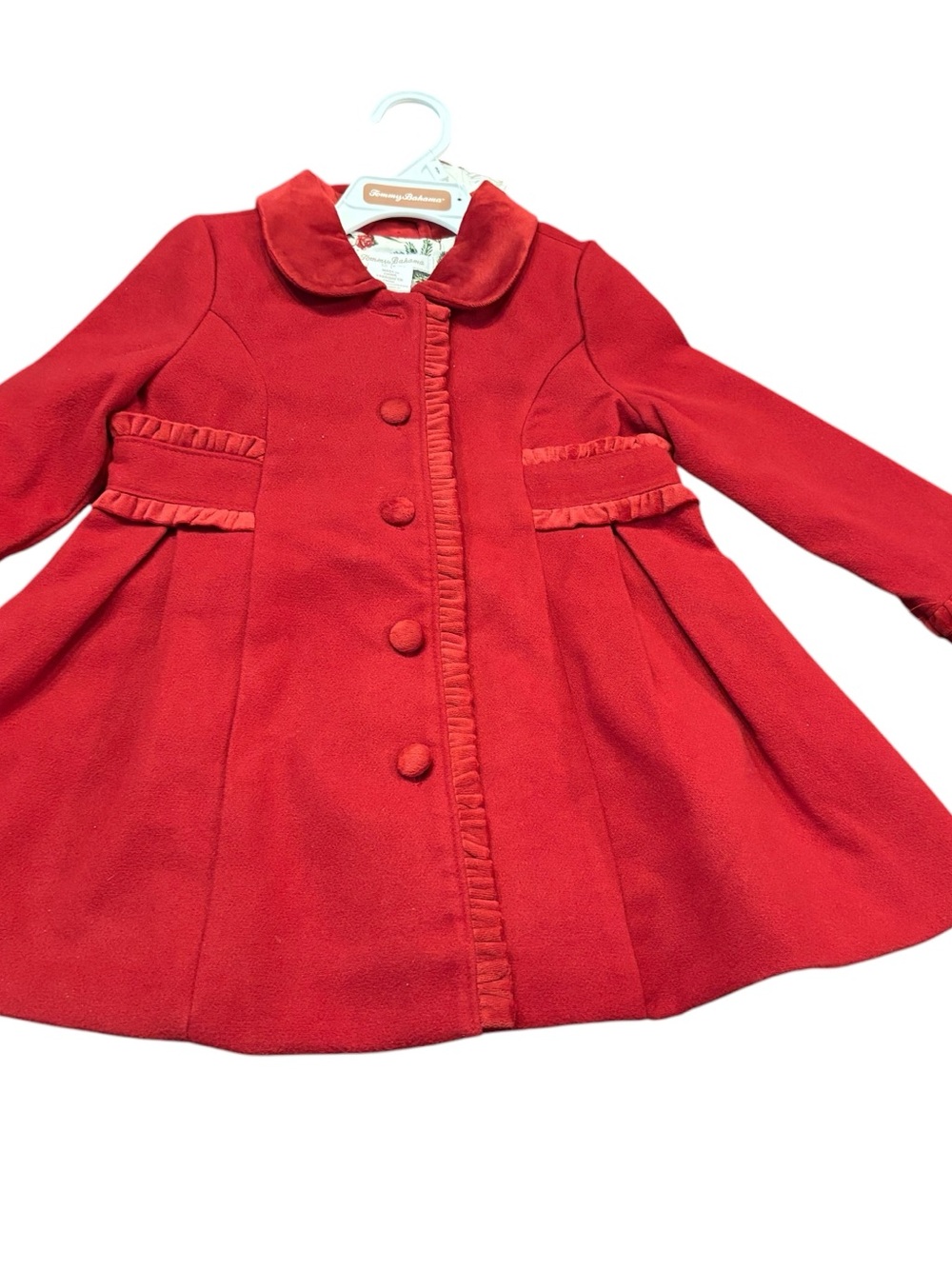 NWT Tommy Bahama 3T red coat with beret